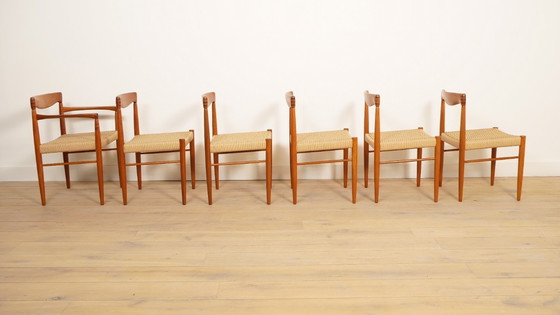 Image 1 of 6 x dining chair | Bramin | H.W. Klein | Teak | Restored