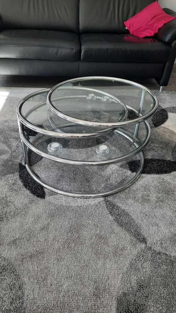 Image 1 of 3-piece coffee table Milo Baughman