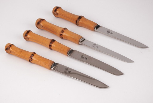 Vintage knife set Friodur "fj.a.henckels" 60s