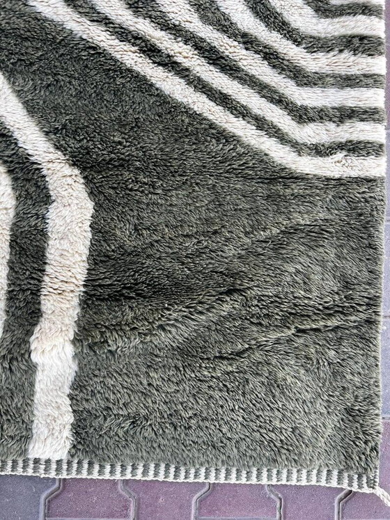 Off-white marokkanischer Teppich mit geometrischen Mustern, 160cm x 260cm – Teppiche & Läufer, Wool (photo 7 of 8)