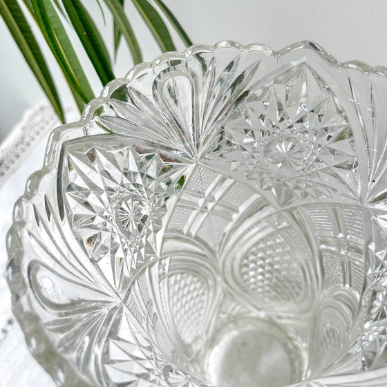 Vintage glass vase with geometric pattern – Geometrisch (photo 12 of 13)