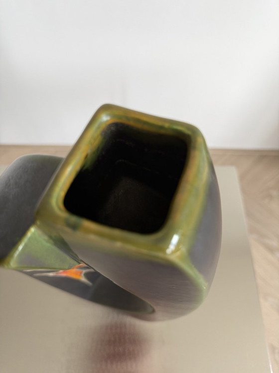 Image 1 of Vase Roberto Rigon pour Bertoncello Ceramiche d'Arte modèle 2/A 