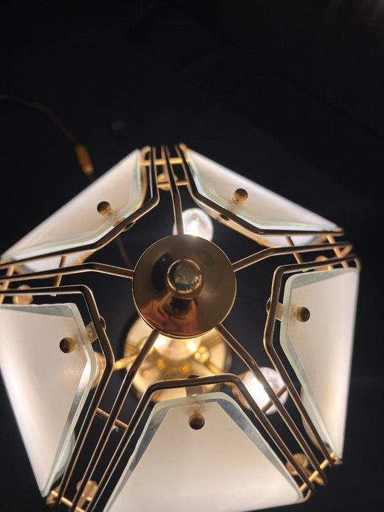 Vintage Herda Hollywood Regency lamp – Table lamps, Glass, Metal (photo 8 of 15)