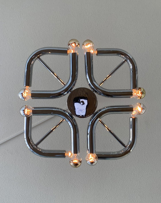 Image 1 of Vintage Sciolari ceiling lamp 70's