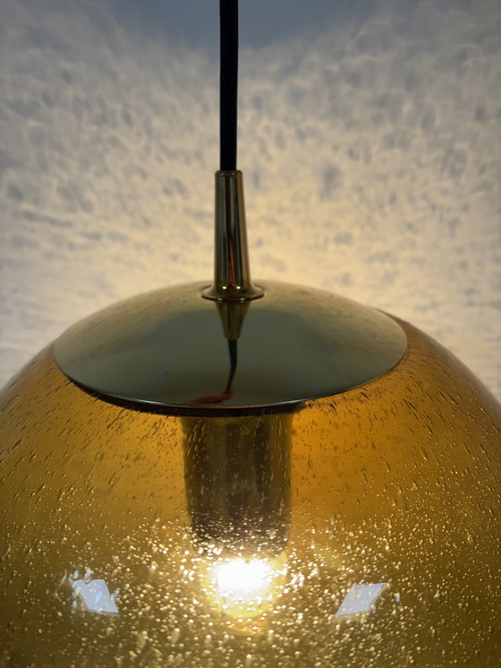 Image 1 of New in box from the 1970s Peill & Putzler glass ball lamp
