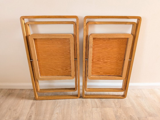 Image 1 of Sedie pieghevoli in stile Mid-Century Modern – Aldo Jacober, modello "Trieste" (coppia)