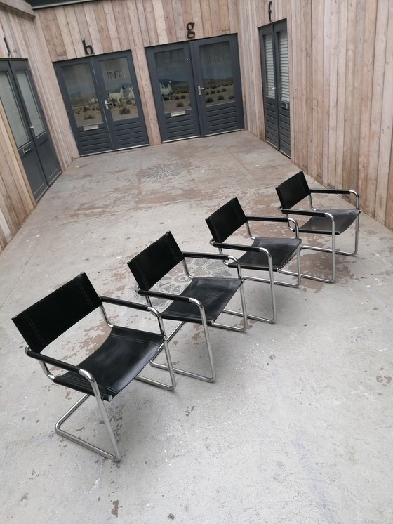 Image 1 of 4x Mart Stam model s 34 stoelen