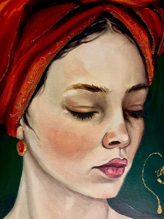 Walter Geraci- Crimson Crown – Paintings & Drawings, Canvas (photo 9 of 10)