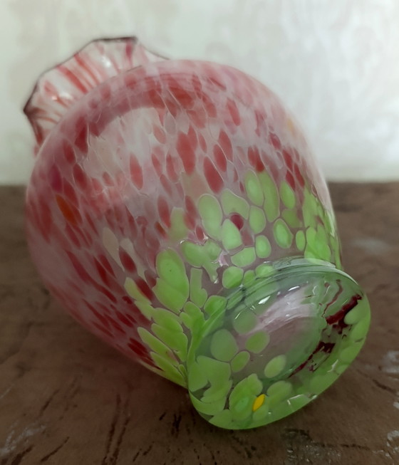 Murano Style Art Glass Vase (photo 4 of 7)