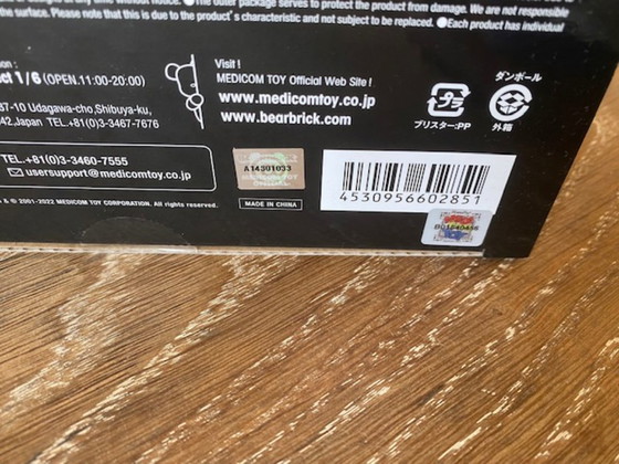 Image 1 of Bearbrick BAPE play camo shark blue 400% MEDICOM toys