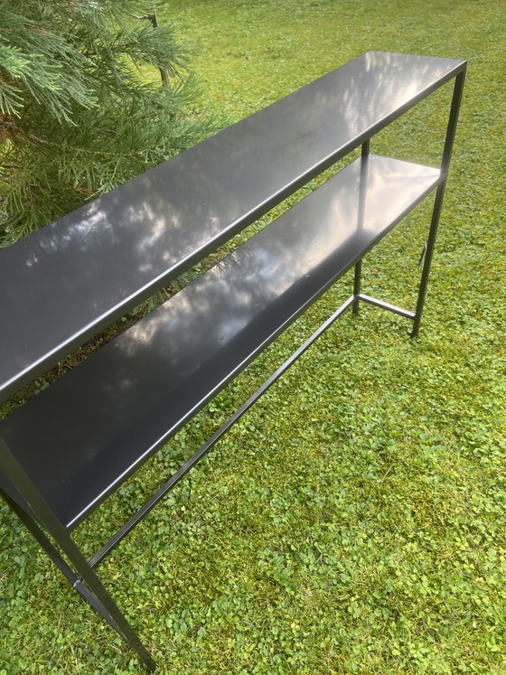 Image 1 of Huisarts "Fari" bijzettafelplank - Zwart, 120 x 24 x 85 cm