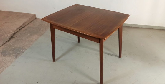 Image 1 of Mid century teak extendable dining table 