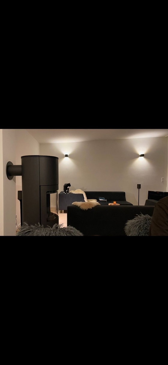 Image 1 of edra designer corner sofa, two-piece, anthracite, very high quality, newly upholstered