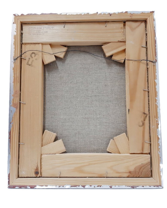 Image 1 of Dipinto ad olio d'epoca su tela