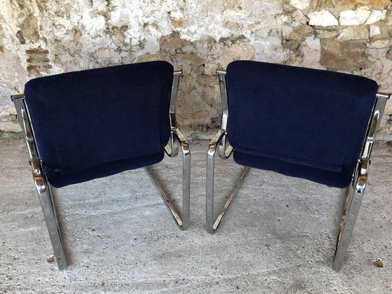 Image 1 of Mid-Century Lounge Chairs, Circa 1970's, Set of 2