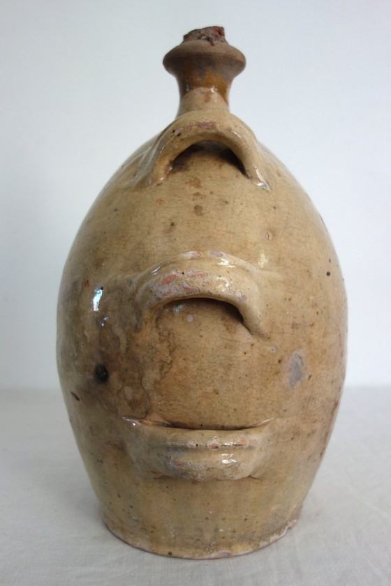 Glazed terracotta jug, Provence, 19th century – Vases, Ceramic (photo 4 of 15)