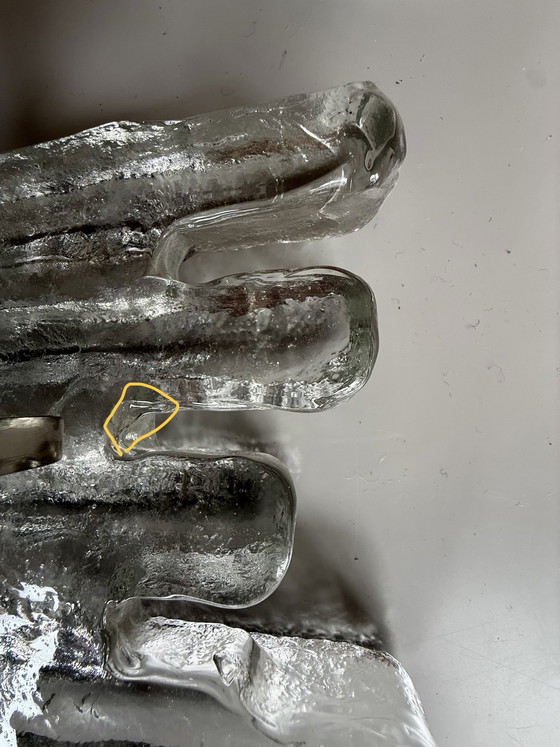 Image 1 of Coppia di lampade da parete Kalmar modello “ice”.
