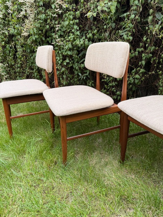 Set of 4 beautiful Mahjongg Holland Dining chairs, Textile, Multi Color (photo 5 of 5)