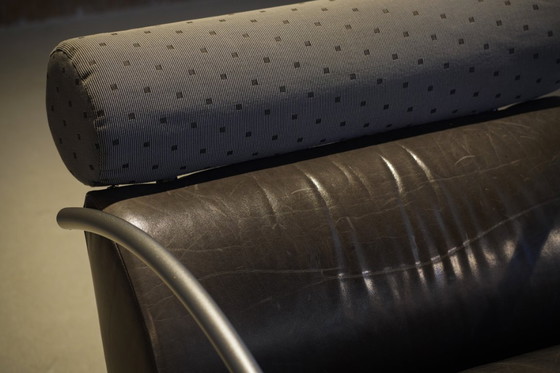 Image 1 of Vintage COR Zyklus Loungestoel en Ottoman van Peter Maly, Duitsland jaren 1980