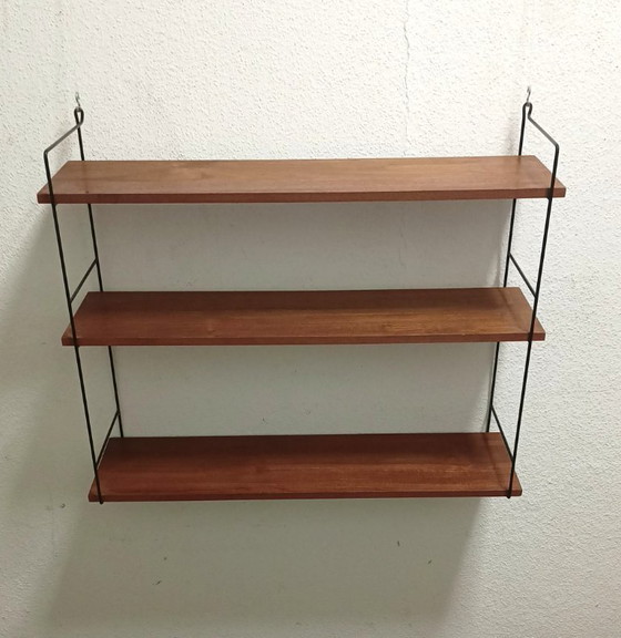 Image 1 of Étagère murale des années 50 avec trois étagères