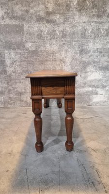 Image 1 of Vintage antieke sidetable bureau hal tafel keuken bijzettafel Frankrijk 