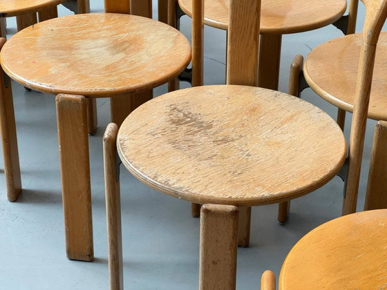 Image 1 of Set di 6 sedie Rey, modello 3300, disegnate da Bruno Rey per Dietiker, Svizzera, anni '70.