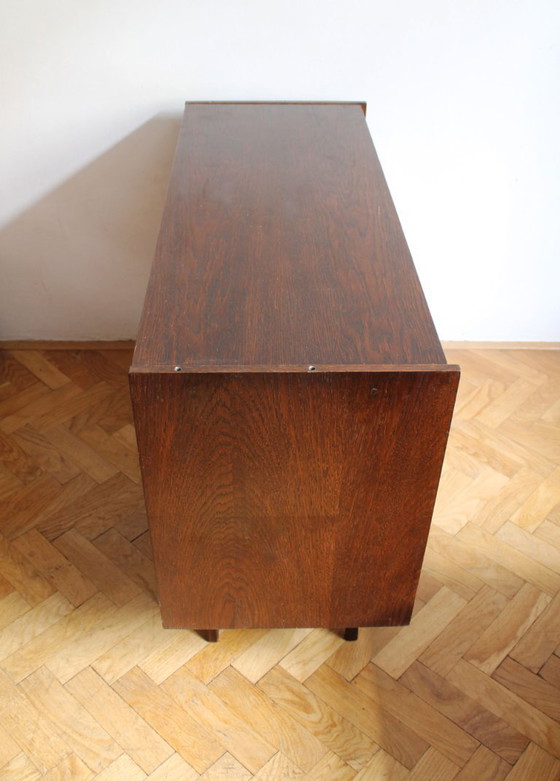 Jiří Jiroutek U-458 Sideboard – Oak – Interiér Praha – 1972 – Interier Praha, Wood (photo 15 of 17)