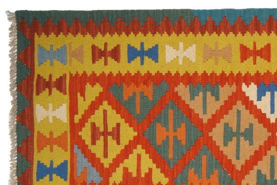 Image 1 of Kilim gashgai tessuto a mano 295 x 85 cm