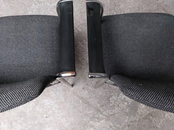 Image 1 of 2 x vintage gray armchairs