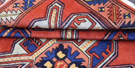 Image 1 of Russian Antique Caucasian Shirvan over 60 years - Kilim - 205 cm - 142 cm