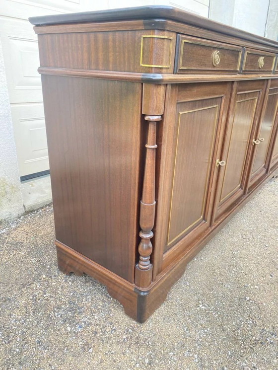 Image 1 of Louis Philippe style mahogany sideboard