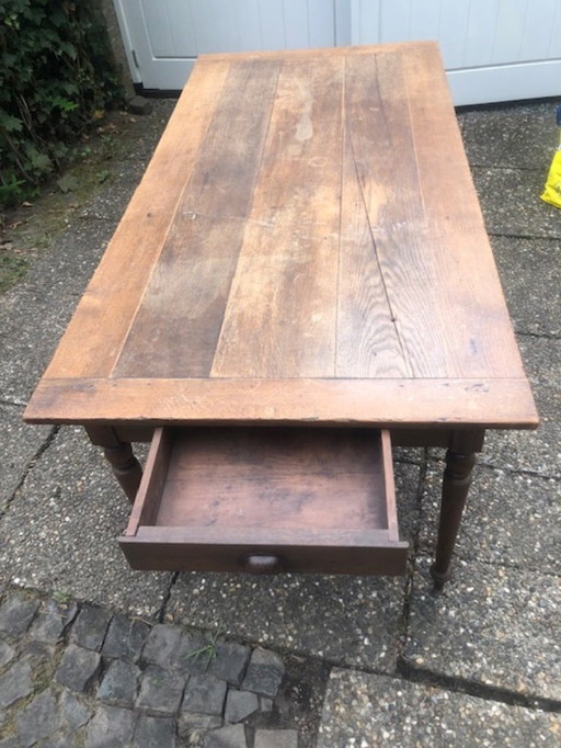 dining table 183 cm/90 cm/75cm oak wood
