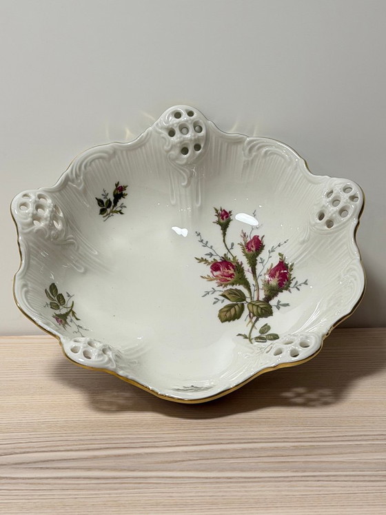 Rosenthal "Classic Rose" - Porcelain Centerpiece 22 cm - Vintage – Bowls, Gold (photo 2 of 7)