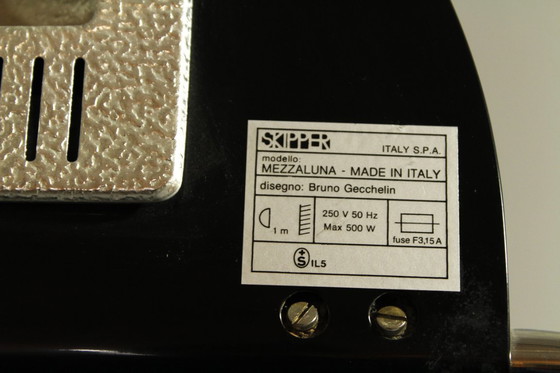 Image 1 of Lampada da terra Mezzaluna di Bruno Gecchelin per Skipper, anni '70