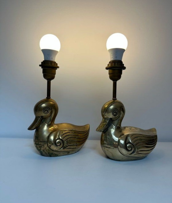 Image 1 of Paar zoömorfe (dierlijke) lampen