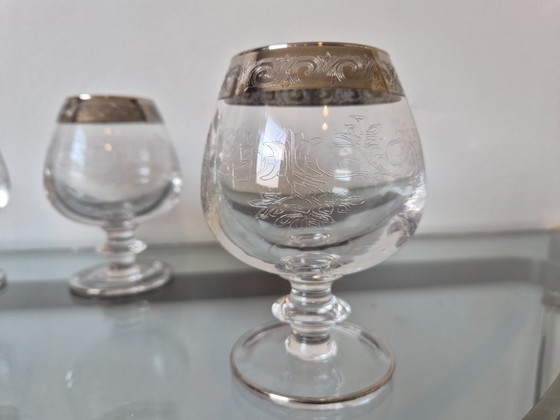 Image 1 of Copas de coñac antiguas de Murano Medici