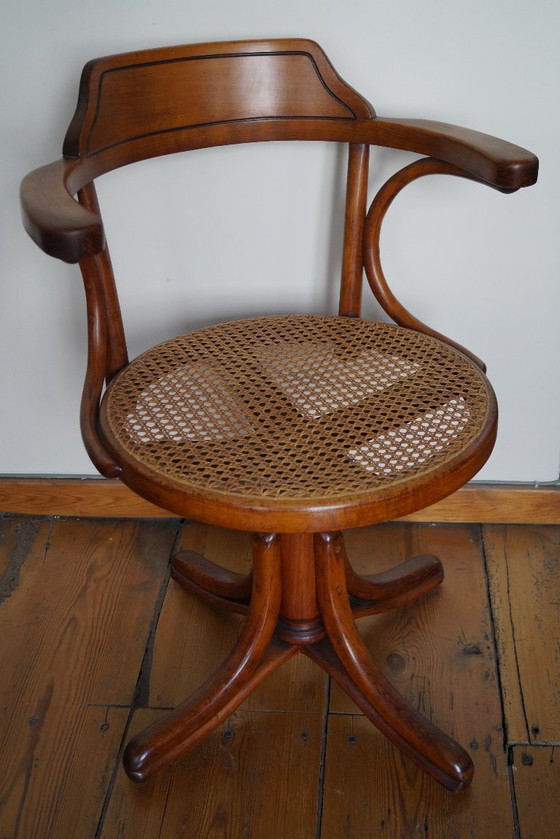 Thonet Bürostuhl Nr. 5503 – Bürostühle, Rattan, Wood (photo 3 of 6)