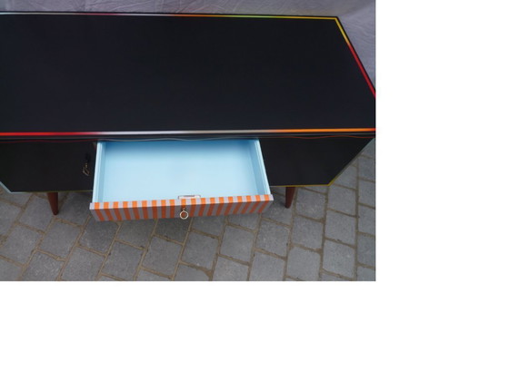 Image 1 of Scrivania vintage colorata