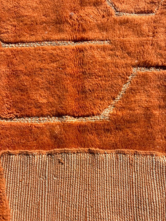 Orange Moroccan Rug 200x300 cm, Authentic Moroccan Rug, Berber Carpet – Rugs & carpets, Wool (photo 12 of 12)
