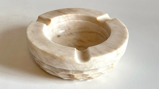 Image 1 of French Brutalist Vintage Marble Ashtray