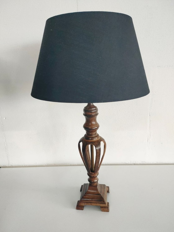Set of 2 Luxury (Neo) Classic Victorian Revival Column Lamps with Openwork Cage Effect – Warm Bronze/Metal (photo 12 of 16)