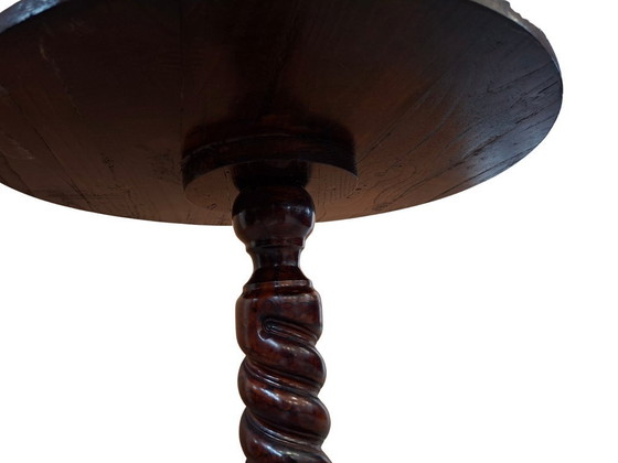 Image 1 of Carved Ash Refectory Table