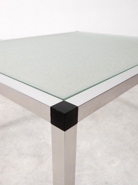 Image 1 of Tables d'appoint vintage - aluminium et verre