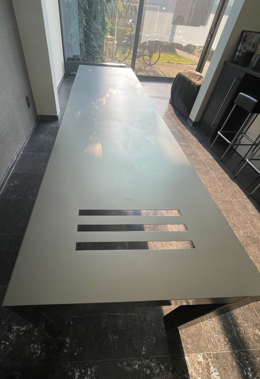 Unique Dining Table Brushed Inox