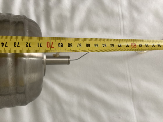 Image 1 of Giant opal glass pendant light by Agemob International, vintage 80s