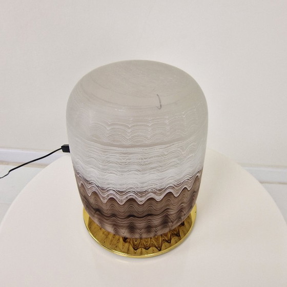 Image 1 of Vintage Hand-Blown Murano Glass Table Lamp, Italy, circa 1970