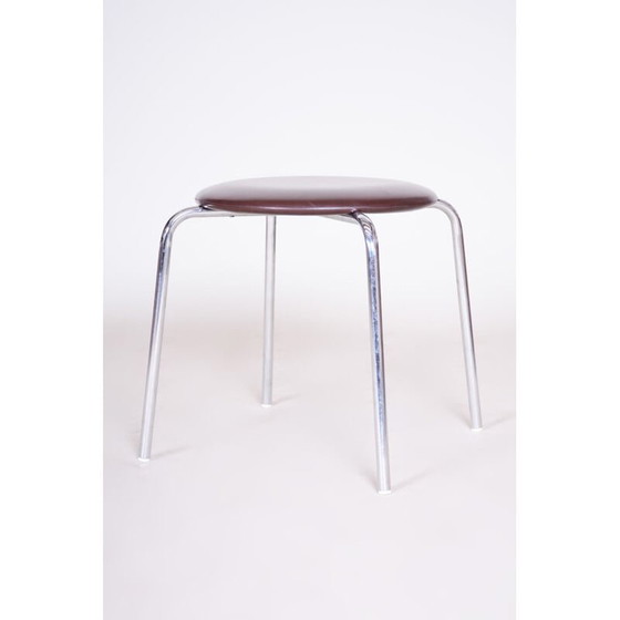 Image 1 of Pair of vintage Bauhaus stools by Kovona, 1960s