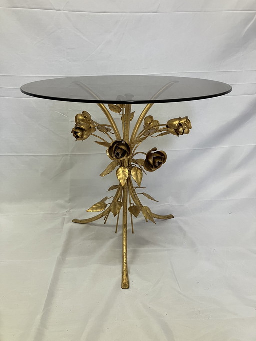 Table basse Florentine de Hans Kögel dans les années 1970.