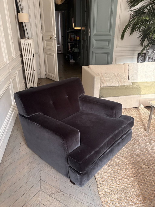 Marco Zanuso Artflex Square Sessel 1962 – Arflex, fauteuils, Wood, Cotton (photo 2 of 5)