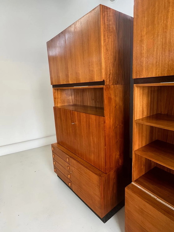 Mid Century Teak System Furniture – Modular Cabinet & Shelving System 1960s – Danish Modern in the style of (photo 13 of 13)